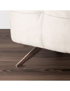 TIMBERLAKE | SET da 4 Piedi e 16 viti | Cromo Lucido - Wenghè | H. 14 cm | Piedini per divani-poltrone 2