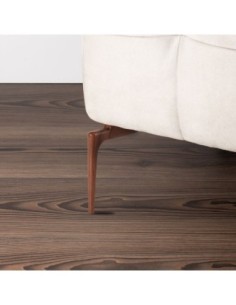 THIN | SET da 4 Piedi e 16 viti | Effetto Legno - Wenghè | H. 18 cm | Piedini per divani-poltrone 2