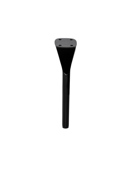 FILA | Set of 4 Legs and 16 Screws | Matt Black Finish | H.19 cm | Legs for Sofas and Armchairs