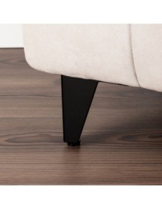 ORAZIO GIO | Set of 4 Legs and 16 Screws | Matt Black Finish | H.10 cm | Legs for Sofas and Armchairs 2