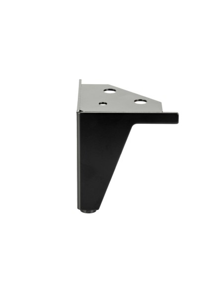 ORAZIO GIO | SET da 4 Piedi e 16 viti | Nero Opaco | H.10 cm | Piedini per divani-poltrone |