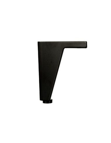 ORAZIO GIO | Set of 4 Legs and 16 Screws | Matt Black Finish | H.10 cm | Legs for Sofas and Armchairs