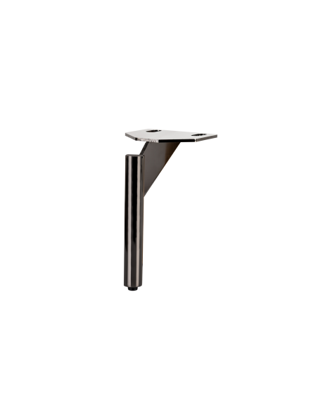 NUOVO FRED | Set of 4 Legs and 16 Screws | Black Nickel Finish | H.20 cm | Legs for Sofas and Armchairs