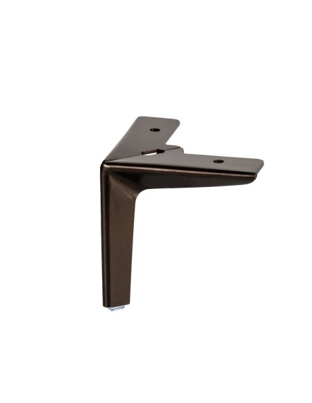 LOVELY | SET da 4 Piedi in Metallo e 16 viti | Bronzo | H. 13 cm | Piedini per divani e poltrone |