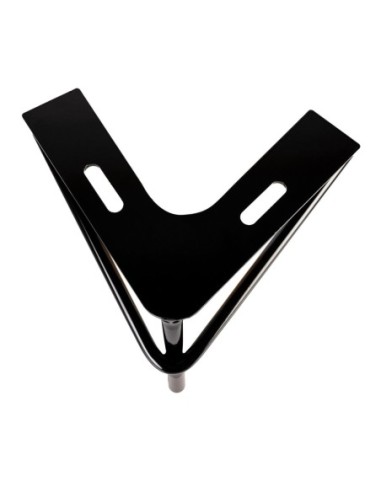 AKELA BICOLOR | Set of 4 Legs and 16 Screws | Black + Pearl Grey | H. 17,5 cm | Legs for Sofas and Armchairs