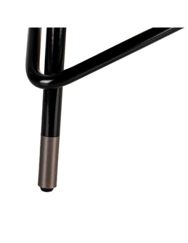 AKELA BICOLOR | Set of 4 Legs and 16 Screws | Black + Pearl Grey | H. 17,5 cm | Legs for Sofas and Armchairs