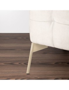 CLAYTON | SET da 4 Piedi e 16 viti | Beige | H. 20 | Piedini per divani e poltrone | 2