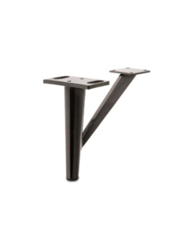 SETA | SET da 4 Piedi e 16 Viti | Titanio Bronze | H. 12,30 cm | Piedini per divani e poltrone |