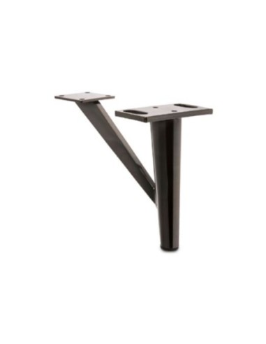 SETA | SET da 4 Piedi e 16 Viti | Titanio Bronze | H. 12,30 cm | Piedini per divani e poltrone |