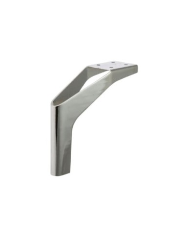 SALLY | SET da 4 Piedi e 16 Viti | Cromato | H. 12,5 cm | Piedini per divani e poltrone |