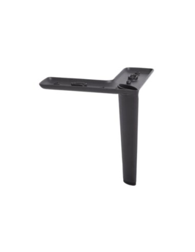 SPAIN | Set of 4 Legs and 16 Screws | Matt Black Finish | H.15 cm | Legs for Sofas and Armchairs