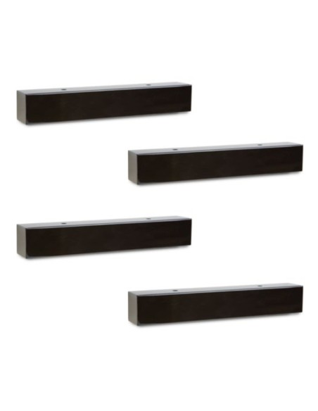 KILO | SET da 4 Piedi | Nero Opaco | H.4 x L. 11 cm | Piedini per divani e poltrone |