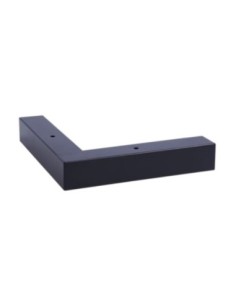 CANTON | SET da 4 Piedi | Nero Opaco | H.4,5 L. 22 x 22 cm | Piedini per divani e poltrone | 2