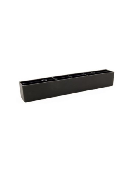 KILO P | SET da 4 Piedi | Nero Opaco | H.3,5 x L. 30 cm | Piedini per divani e poltrone