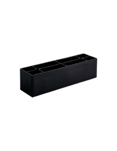 ANTA P | SET da 4 Piedi | Nero Opaco | H.5,5 x L. 30 cm | Piedini per divani e poltrone
