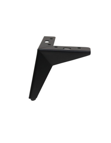 STARDUST | Set of 4 Legs and 16 Screws | Matt Black Finish | H.12.5 cm | Legs for Sofas and Armchairs