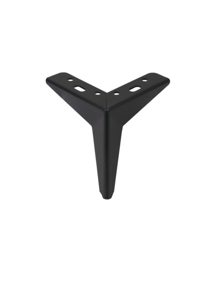 STARDUST | SET da 4 Piedi e 16 viti | Nero Opaco | H. 12,5 | Piedini per divani e poltrone |