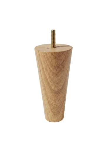 AXEL | SET of 4 Wooden Legs | Natural Color | Height 12 cm | Sofas and Furniture Wooden Legs