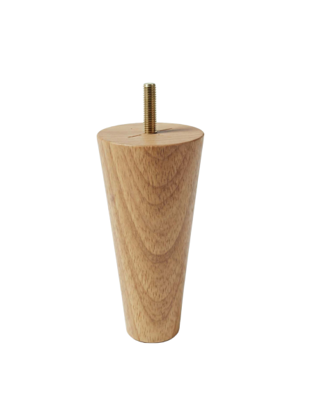 AXEL | SET of 4 Wooden Legs | Natural Color | Height 12 cm | Sofas and Furniture Wooden Legs