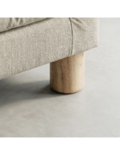 NOVARA | SET 4 Piedi in Legno | Colore Naturale | Altezza 12 cm | Gambe in Legno per divani e mobili 2