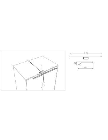 STELLA | Bathroom LED lamp | Lamp: Aluminum | Light: Cold Light | Voltage: 12 V