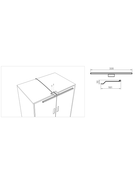 STELLA | Bathroom LED lamp | Lamp: Aluminum | Light: Cold Light | Voltage: 12 V
