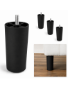 GIAMAICA BLACK | SET of 4 Plastic Legs | Black | H.15 cm