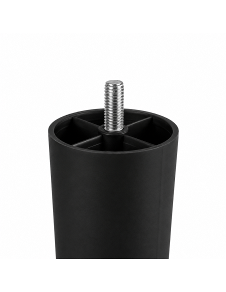 GIAMAICA BLACK | SET of 4 Plastic Legs | Black | H.15 cm