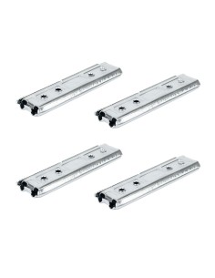 BAIONETTA CLASSICA ZINCATA | SET da 4 coppie | Lunghezza: 15 cm | Zincata |  Baionetta fissaggio moduli divano e scomponibili