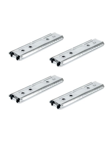 BAIONETTA CLASSICA ZINCATA | SET da 4 coppie | Lunghezza: 15 cm | Zincata |  Baionetta fissaggio moduli divano e scomponibili
