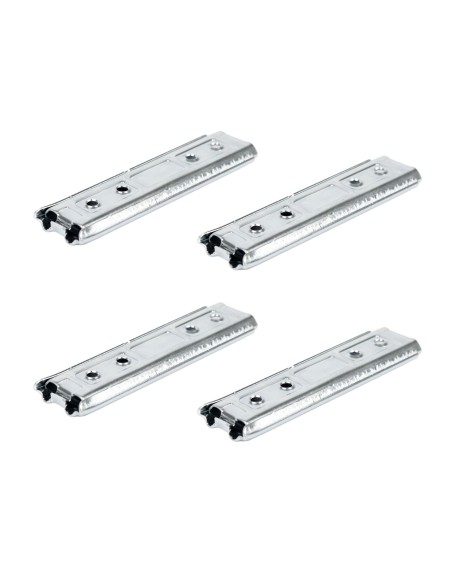 BAIONETTA CLASSICA ZINCATA | SET da 4 coppie | Lunghezza: 15 cm | Zincata |  Baionetta fissaggio moduli divano e scomponibili