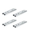BAIONETTA CLASSICA ZINCATA | SET da 4 coppie | Lunghezza: 15 cm | Zincata |  Baionetta fissaggio moduli divano e scomponibili