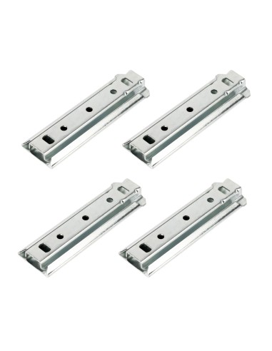 BAIONETTA ZINCATA F | SET da 4 coppie | Lunghezza: 13 cm | Baionetta per fissaggio moduli divano e scomponibili