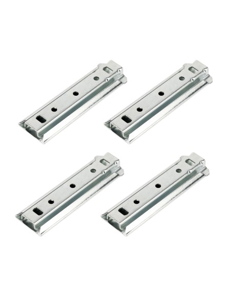 ZINC-PLATED BAYONET CONNECTOR F | SET of 4 pairs | Length: 13 cm | Bayonet connector for fixing sofa and modular modules