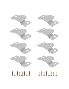M-68 | SET of 4 pairs + 16 screws | Hook connector for Sofas | Finish: Zinc-plated | Dimensions: 89×40 mm