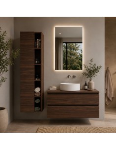 SP1 | Rectangular LED Lighting Mirror | Dimensions: 80 x 65 cm | Cold Light | Backlit Mirror