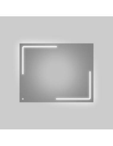 SP3 | Specchio da Parete LED Rettangolare | Accensione Touch | Dimensione: 100x65 cm | Luce: NW