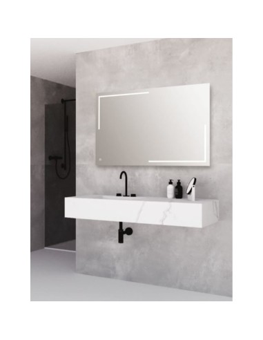 SP3 | Specchio da Parete LED Rettangolare | Accensione Touch | Dimensione: 100x65 cm | Luce: NW