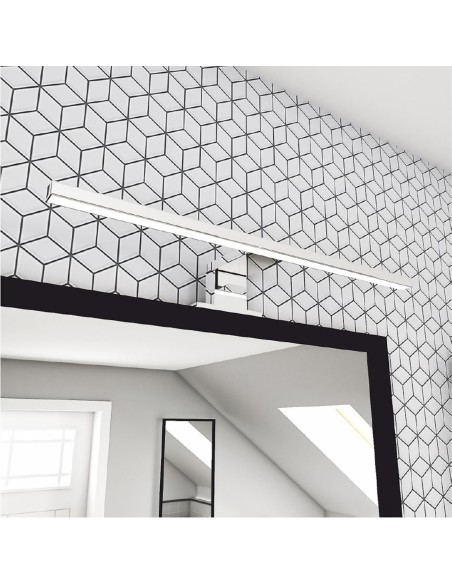 ALA 50 IP44 | Lampada LED per bagno | Lampada: Cromo | Luce: Naturale |  Voltaggio: 12V | L. 50 cm