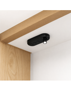 MAYA H/2M NERA | Lampada LED per soggiorno | Lampada: Nera | Luce: Naturale | Voltaggio: 12V 2