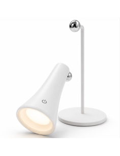 MAGNIFICA | Lampada LED | Luce Calda-Naturale-Fredda | Dimmerabile | Accensione Touch | Ricaricabile USBC | 4 Lampade in 1 | 2