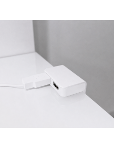 USB/T CHARGER WHITE | Double surface-mounted USB socket | Color: White | USB Charger | Voltage 12V