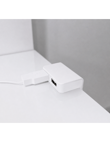 USB/T CHARGER WHITE | Double surface-mounted USB socket | Color: White | USB Charger | Voltage 12V