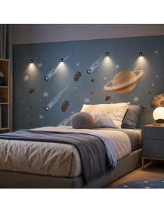 STAR LED BLACK | LED Lamp for bedroom | Light: Natural Light | Voltage: 12V 2