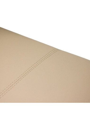 TESTIERA | Spalliera in Ecopelle | Colore Caramello | Cucitura Righe | Dimensione 160X60