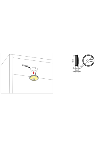 OVO | Kitchen lamp | Lamp: Aluminum | Light: Cold Light | Voltage 12 V