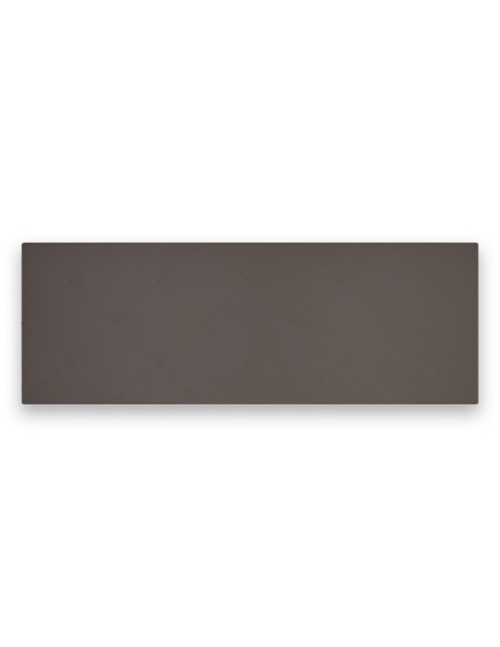 TESTIERA | Spalliera in Ecopelle | Colore Grigio Scuro | Cuciture Rombo | Dimensioni L.180 H.80