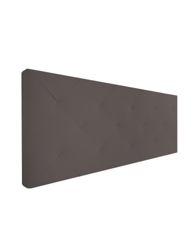 TESTIERA | Spalliera in Ecopelle | Colore Grigio Scuro | Cuciture Rombo | Dimensioni L.180 H.80