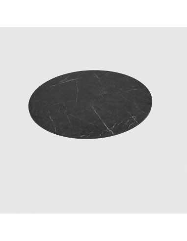 Tavolino AKELA | Colore: Metallic Grey | Dimensione Base: 37 cm | Altezza 49 cm