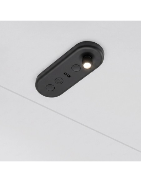 MAYA H- USBC | Lampada LED con Attacco USBC | Lampada: Nera | Luce: Naturale | Voltaggio: 12V